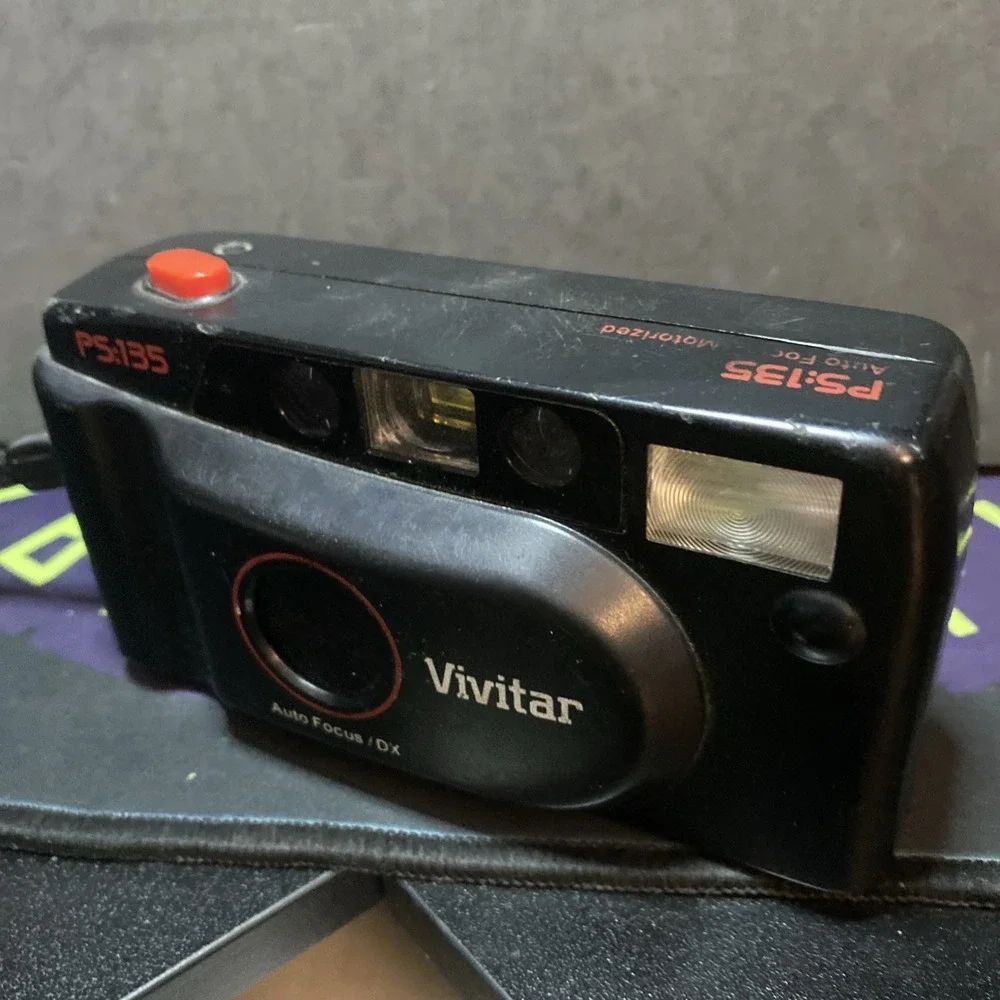 Vintage Vivitar PS:135 film camera vintage 35mm TESTED  B2